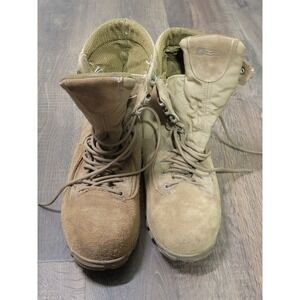 Belleville 533ST Tan Suede Leather Vibram Sole Military Tactical Boots‎